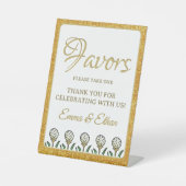 ウェディング前のゴルフパーティー週末　ホワイトゴールドの輝き 台座サイン (正面)