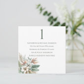 ウェディング席次表-トロピカル・エレガンス 招待状 (スタンド正面)