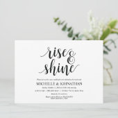 ウェディング後のラスティックなブランチ招待状カード 招待状 (スタンド正面)