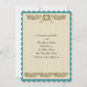 ウェディング招待状のカスタムカラー 招待状 (裏面)