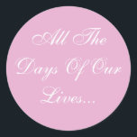 ウェディング招待状ピンクパール ラウンドシール<br><div class="desc">カラーマッチングピンクパールデザイナーズ結婚招待状シールのピンクの真珠と白 – DIYレディースの定期的なチェックに基づい婚約したて：招待の封筒と一緒に行くに相補的な結婚式用シールを見つけることは？これらのトレンディーとカスタマイズ可能結婚なピンクの真珠と白の招待状シール来カスタムの結婚式のポストカード用に作られたシールの結婚式招待状パケットに加えて。の結婚ピンクの真珠と白のステッカーあなた自身をパーソナライズすることができる – 結婚式招待状文房具のための結婚式の招待状はパケットを設定する。</div>