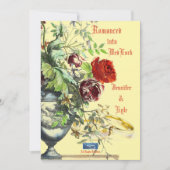 ウェディング招待状1 クリーム（ロマンス）RFPMデザインズ©️2024 招待状 (正面)