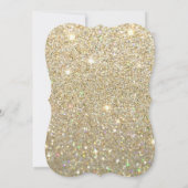 ウェディング招待状 ウェディングデイ ファブ - ゴールド 招待状 (裏面)