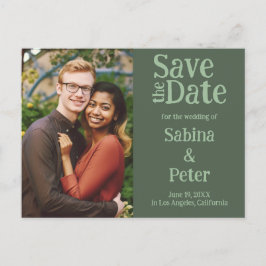 ウェディング招待状 オーダーメイド フォト SAVE the DATE カード