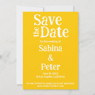 ウェディング招待状 オーダーメイド フォト SAVE the DATE カード