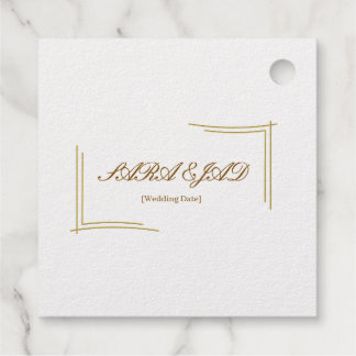 ウェディング招待状 フェイバータグ