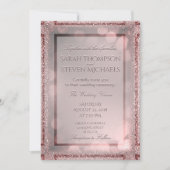 ウェディング招待状 | ローズブラッシュ 招待状 (正面)
