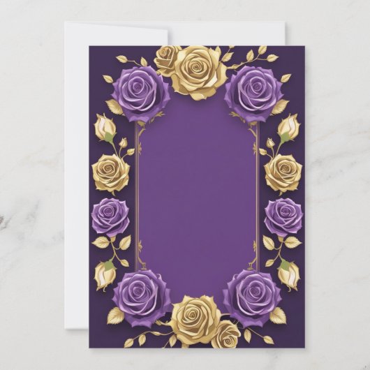 ウェディング招待状 招待状 (裏面)