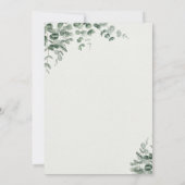 ウェディング招待状 招待状 (裏面)