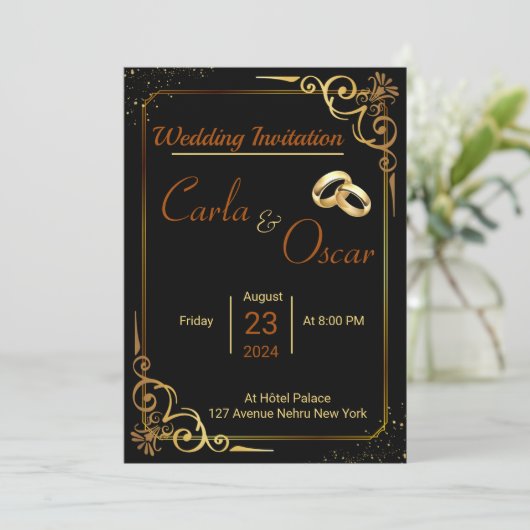 ウェディング招待状 招待状 (スタンド正面)