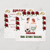 ウェディング招待状 招待状 (正面/裏面)