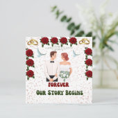 ウェディング招待状 招待状 (スタンド正面)