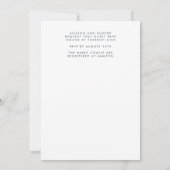 ウェディング招待状 招待状 (裏面)