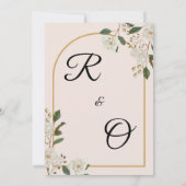 ウェディング招待状 招待状 (裏面)