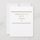 「ウェディング招待状」 招待状 (裏面)