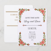 「ウェディング招待状」 招待状 (正面/裏面)