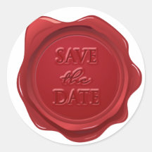 ウェディング日付の赤いワックスシフェイクール効果を保存