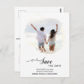 *~*ウェディング日付を保存ウェブサイトQR写真AR6 ポストカード (正面/裏面)