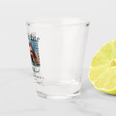 ウェディング日付を保存フォトカスタムショットグラス ショットグラス (右)