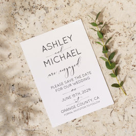 ウェディング日付を保存QRコード白黒 招待状