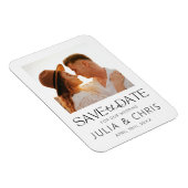 ウェディング日付マグネットを写真と一緒に保存 マグネット (右側)