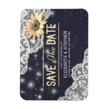 ウェディング日付レースひまわりストリングライトを保存