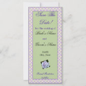 ウェディング日付写真ブックマークテンプレートの保存 (正面)