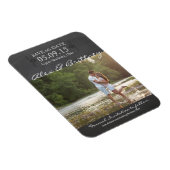 ウェディング日付磁石を保存 マグネット (右側)