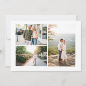 ウェディング日付4の写真を保存 招待状 (裏面)