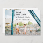 ウェディング日付4の写真を保存 招待状 (正面/裏面)