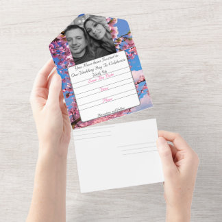 ウェディング日付RVSPの保存 オールインワン招待状