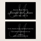 ウェディング日付Webサイトカードを保存 (正面&裏面)