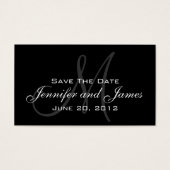 ウェディング日付Webサイトカードを保存 (正面)