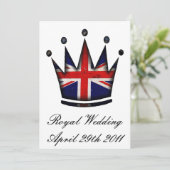 ウェディング王室のパーティー招待状 招待状 (スタンド正面)
