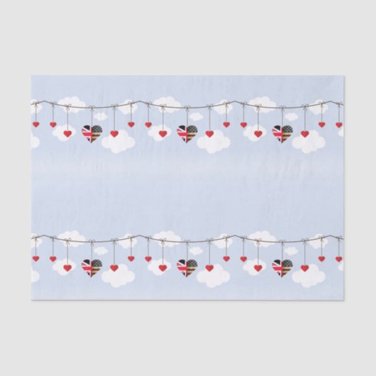 ウェディング王室の・パーティのギフト用品 薄葉紙 (正面)