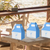 ウェディング用のヴィンテージ ブルークラブ フェイバーボックス