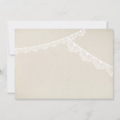 ウェディング素朴は可愛いメイソンの瓶をハートと招待 招待状 (裏面)