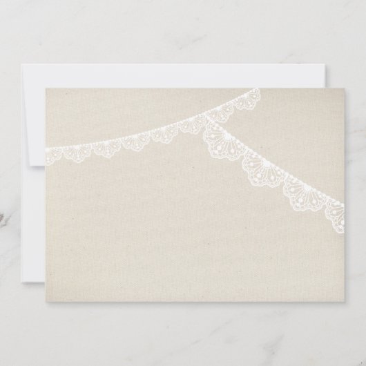 ウェディング素朴は可愛いメイソンの瓶をハートと招待 招待状 (裏面)