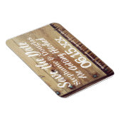 ウェディング素朴は日付を保存する柔軟なフォトマグネット マグネット (右側)