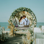 ウェディング素朴ナチュラルウッドデザインの日付を保存 招待状