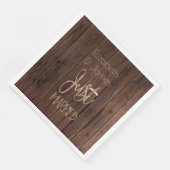 ウェディング素朴パーティブラウンカントリーたった今結婚しました (コーナー)