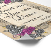 ウェディング素朴レセプションサイン ポスター (角)