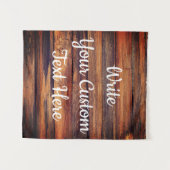 ウェディング素朴レセプションフォトプロップバックドランドサイン タペストリー (正面(横))