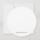 ウェディング素朴日付を保存する木目招待状 招待状 (裏面)