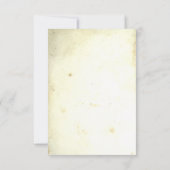 ウェディング素朴RSVPカード 出欠カード (裏面)