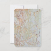 ウェディング素朴RSVP自然デザイン 出欠カード (裏面)