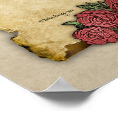 ウェディング証明書（記念飾り） ポスター (角)