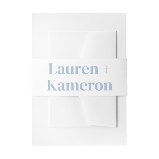 ウェディング詳細 現代の結婚式 招待状 ベリーバンド 招待状ベリーバンド (正面例)