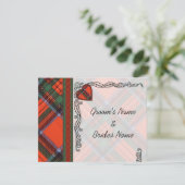 ウェディング アナウンスメント インビテーション ロイヤル スチュワート (スタンド正面)