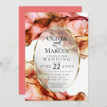 ウェディング | アブストラクト 水彩 秋の色彩 3